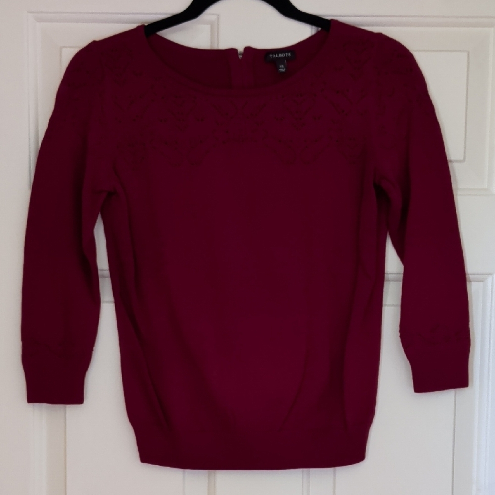 Burgundy Sweater